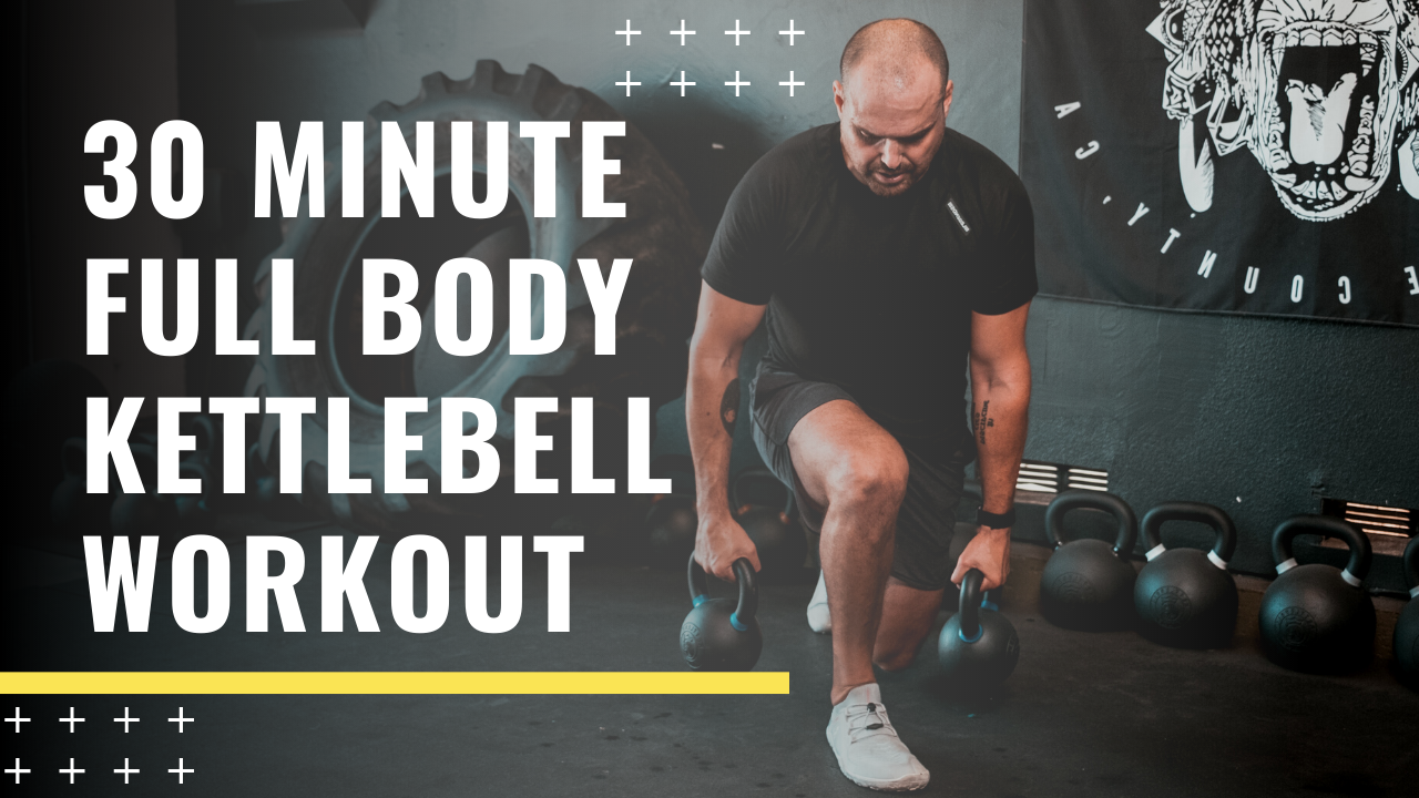 30 Minuten Ganzkörper-AMRAP Kettlebell-Training