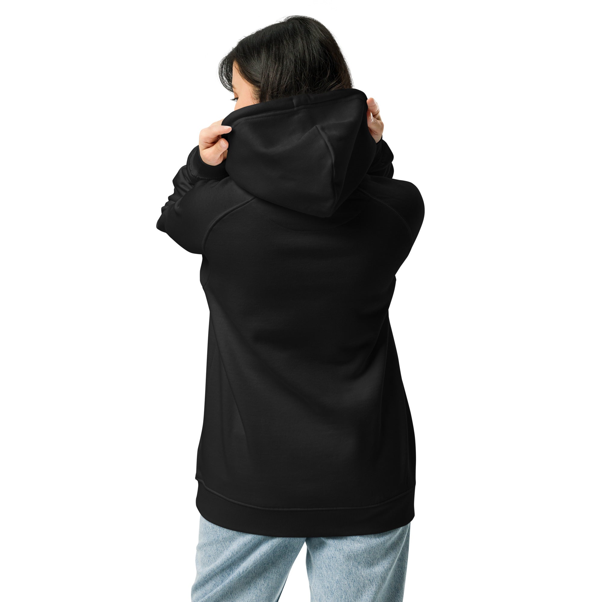 Bestickter Unisex Hoodie (Bio-Baumwolle)