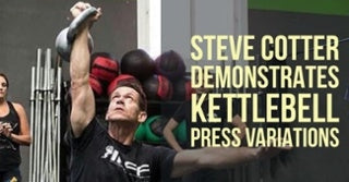 Steve Cotter Demonstrates Unlimited Kettlebell Press Variations-Kettlebell Kings